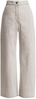 Rachel Comey Bishop High-Rise Crop Wide-Leg Jeans