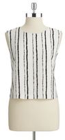Thumbnail for your product : Vince Camuto Striped Crop Top