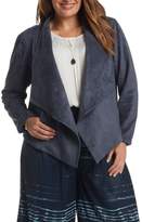 Thumbnail for your product : Tart Sybil Faux Suede Drape Front Jacket