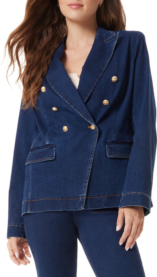 Imogen Double Breasted Denim Blazer