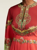 Thumbnail for your product : Etro Taico Printed Crepe Dress - Red Print