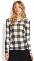 Thumbnail for your product : Rag and Bone 3856 Plaid Long-Sleeve Tee