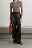 Thumbnail for your product : Deveaux Clara Merino Wool And Cashmere-blend Top And Cardigan Set