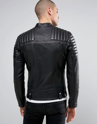 AllSaints Leather Biker Jacket