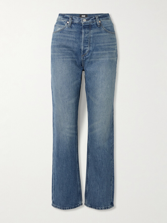 Paige Sawyer High-rise Straight-leg Jeans - Blue