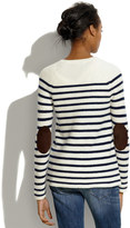 Thumbnail for your product : Madewell Elbow-Patch Stadium Sweater in Stripe