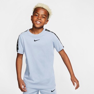 Nike Boys' Sportswear Swoosh Tape T-Shirt - ShopStyle