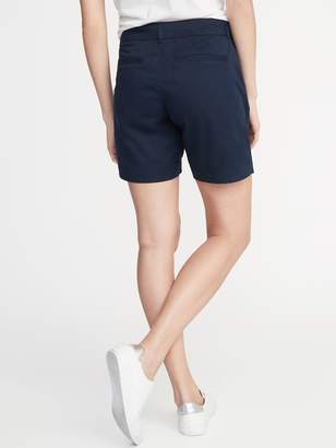 Old Navy Mid-Rise Twill Everyday Shorts for Women - 7-inch inseam