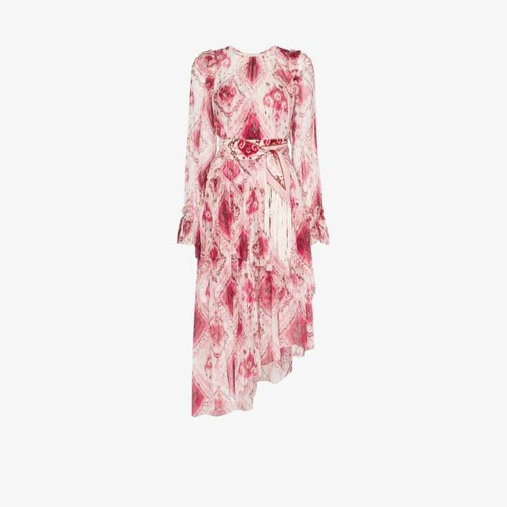 ikat silk dress