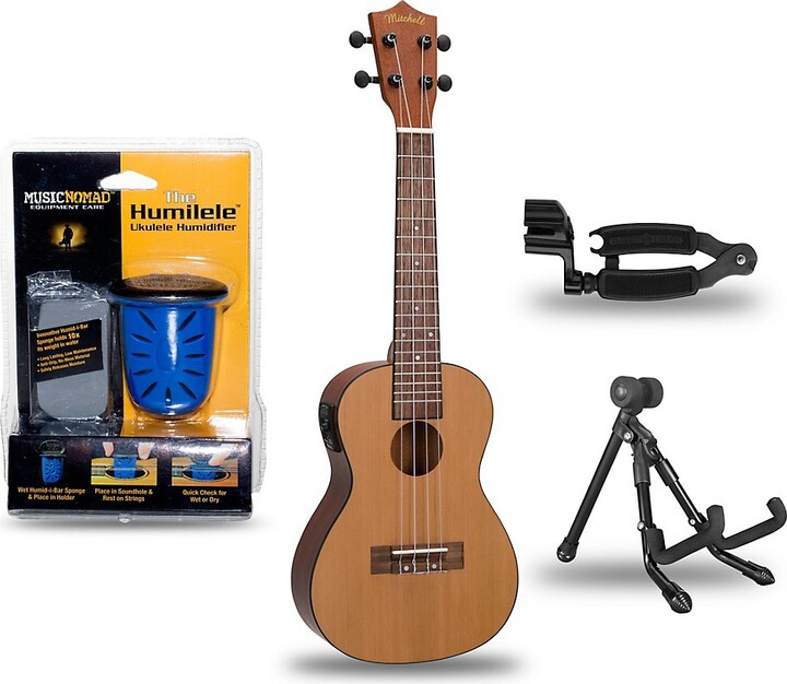 Mitchell Guitars Mitchell MU50SE AcousticElectric Concert Ukulele