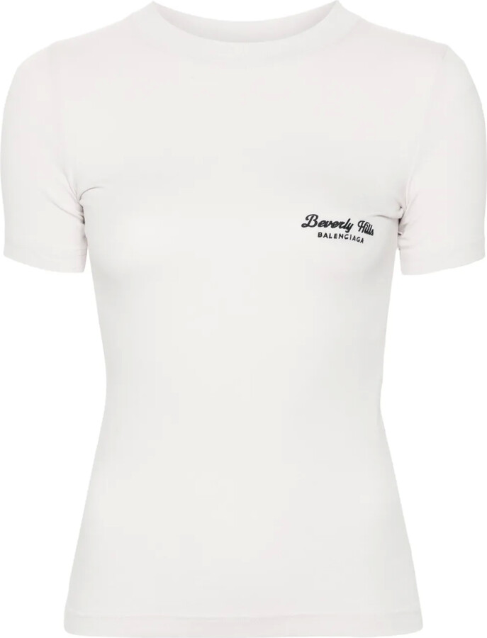 Balenciaga Beverly Hills embroidered T-shirt