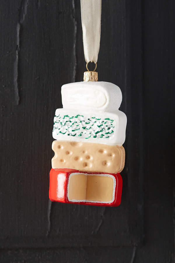 Cheese Stack Glass Ornament By Terrain in Assorted