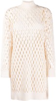 Thumbnail for your product : Fendi Mesh Knitted Dress