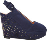 Thumbnail for your product : Robert Clergerie Old Robert Clergerie Basta Studded Platform Wedge Sandals
