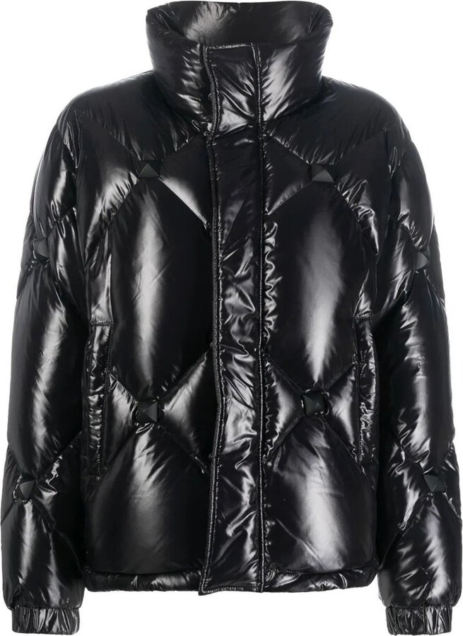 Philipp Plein High Neck Short Puffer Jacket