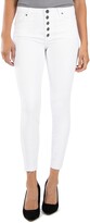 Thumbnail for your product : KUT from the Kloth Connie High Waist Raw Hem Ankle Skinny Jeans