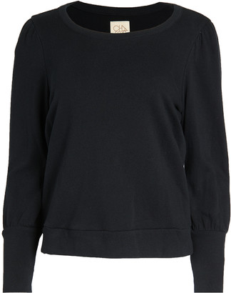 Chaser Cotton Fleece Puff Sleeve Pullover