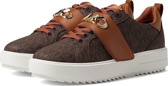 MICHAEL Michael Kors Emmett Strap Lace-Up (Brown) Women's Shoes