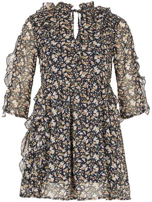 tea dress with ankle boots