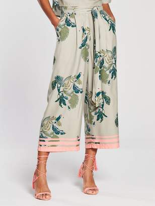 NATIVE YOUTH Printed Culottes - Stone