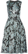 Thumbnail for your product : Lela Rose Metallic jacquard midi dress