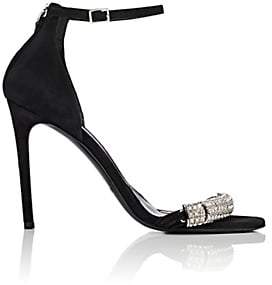 Calvin Klein Women's Camelle Suede Sandals - Black