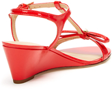 Thumbnail for your product : Donna T-Strap Bow Wedge Sandal