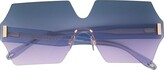 Thumbnail for your product : Victor Glemaud Gradient Oversize-Frame Sunglasses