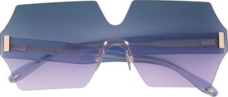 Victor Glemaud Gradient Oversize-Frame Sunglasses