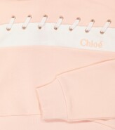 Thumbnail for your product : Chloé Children Laced cotton hoodie