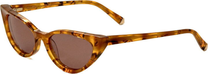 Kate Young Women's 54mm Brown Sunglasses