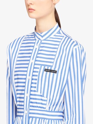 Prada Striped Shirt Dress