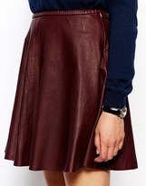 Thumbnail for your product : BZR Skater Skirt in Leather