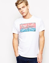 Thumbnail for your product : Pepe Jeans Pepe T-Shirt Craic Painted Flag Logo