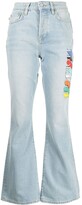 Thumbnail for your product : Fiorucci Brooke logo-print jeans