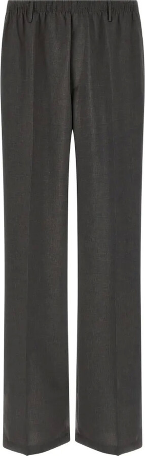 Cellar Door Alfonso BL elastic-waistband pleated trousers