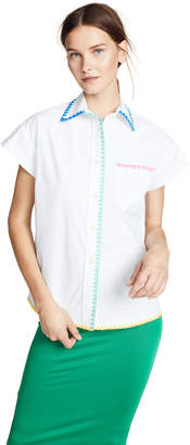 Mira Mikati Blanket Stitch Shirt