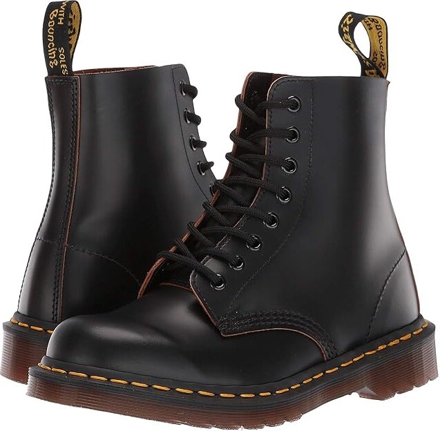 Dr. Martens Vintage 1460 Made In England (Black) Boots - ShopStyle