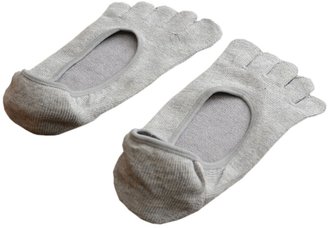 Panda Superstore Womens [Forest Girl] Low Cut Five Toes Socks Five Fingers Ankle Socks 2 Pairs
