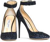 Thumbnail for your product : Jimmy Choo Glittered Leather Pumps