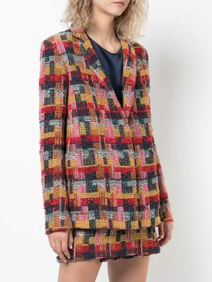 Adam Lippes tweed embroidered blazer