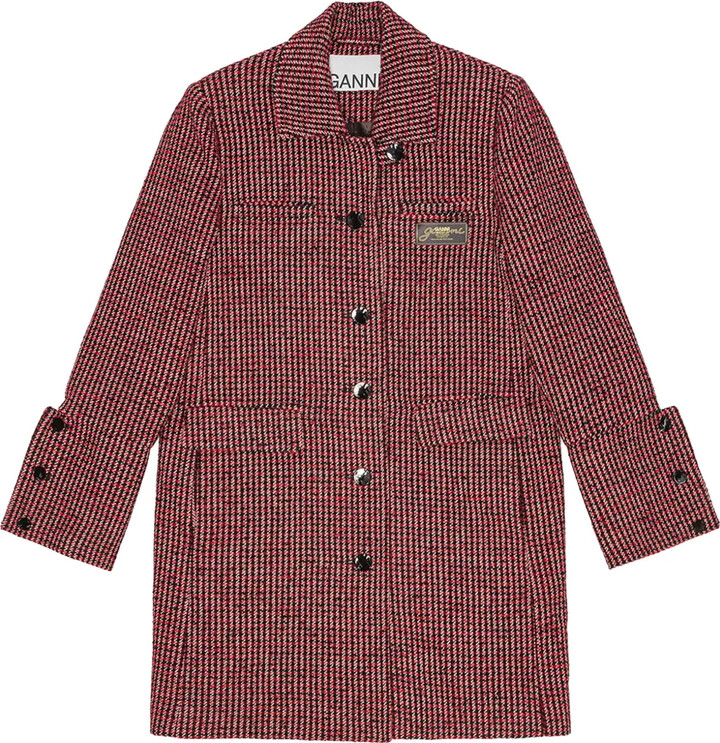 Ganni Checked Jacket