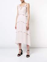 Thumbnail for your product : Nicole Miller tiered ruffle dress