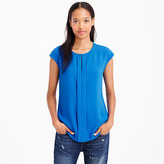 Thumbnail for your product : J.Crew Petite crepe cap-sleeve top