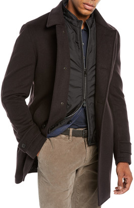 mens herringbone topcoat