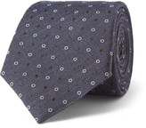 Thumbnail for your product : Canali Patterned Wool and Silk-Blend Tie