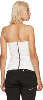 Thumbnail for your product : Rick Owens White Cotton Bustier