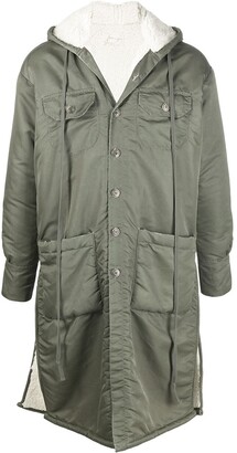 long trailsman shearling jacket