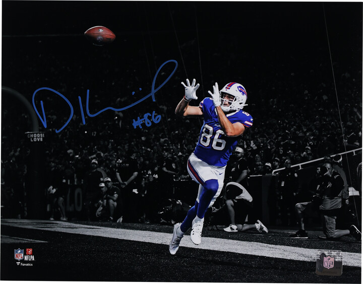 Fanatics Authentic Dalton Kincaid Buffalo Bills Autographed 11" x 14" Spotlight Touchdown Horizontal Photograph
