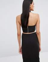 Thumbnail for your product : Missguided Exclusive Bandage Choker Bandeau Top